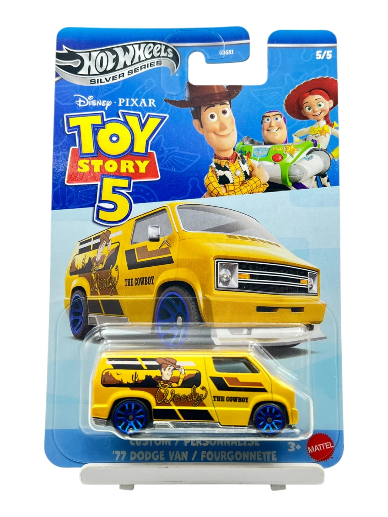 HotWheels Silver Series Disney Pixar Toy Story 5  Set of 5 Imported Mainline Card Art 1:64 Scale ( Code - 952M ) - Image 2