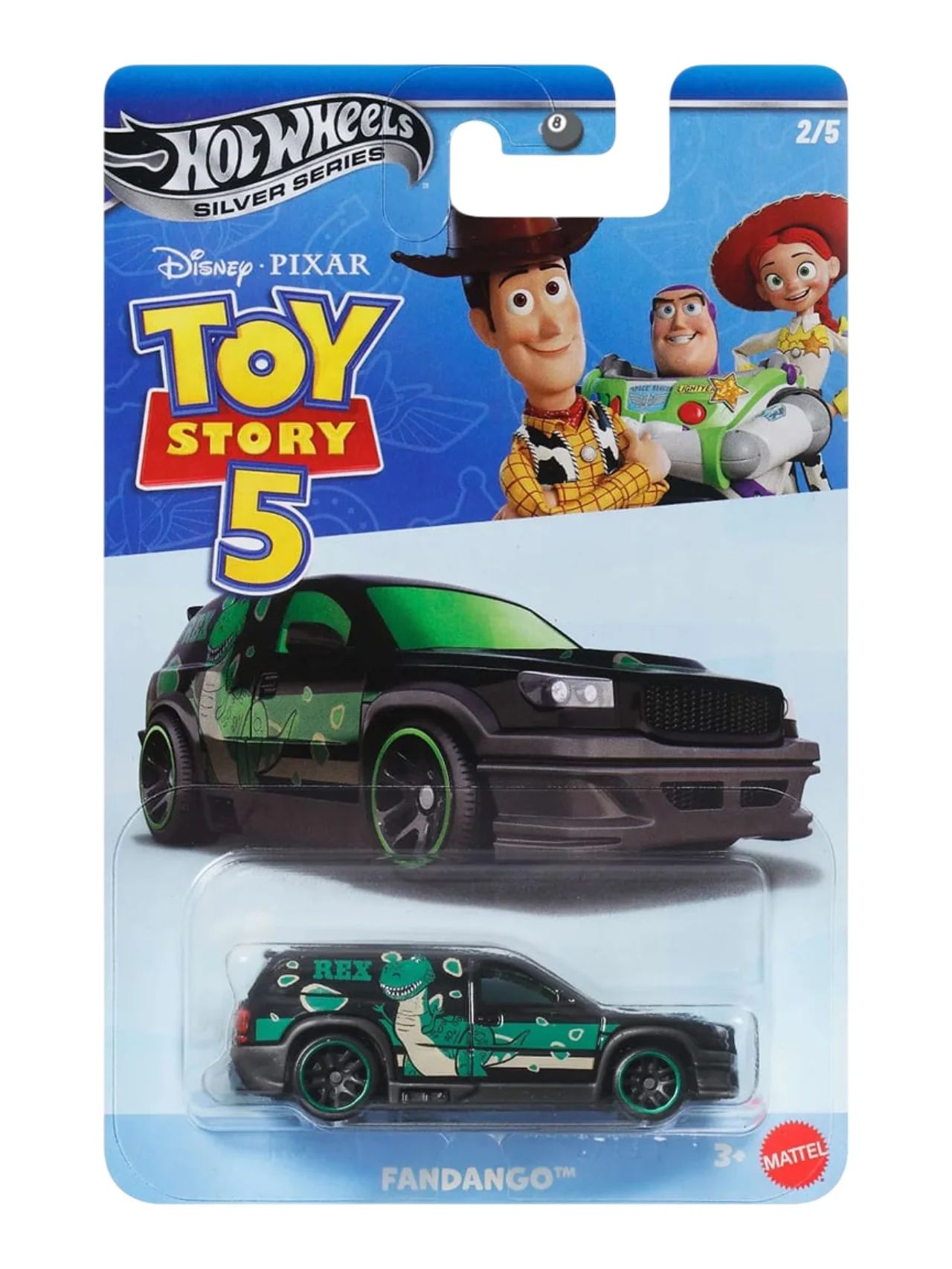 HotWheels Silver Series Disney Pixar Toy Story 5  Set of 5 Imported Mainline Card Art 1:64 Scale ( Code - 952M ) - Image 3