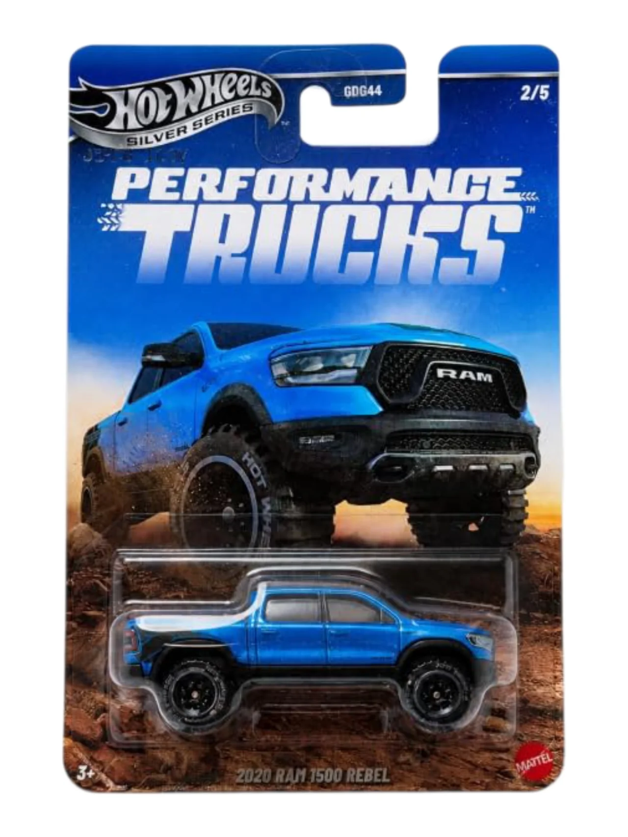 HotWheels Silver Series Performance Trucks Set Of 5 Imported Card Art 1:64 Scale - Image 2