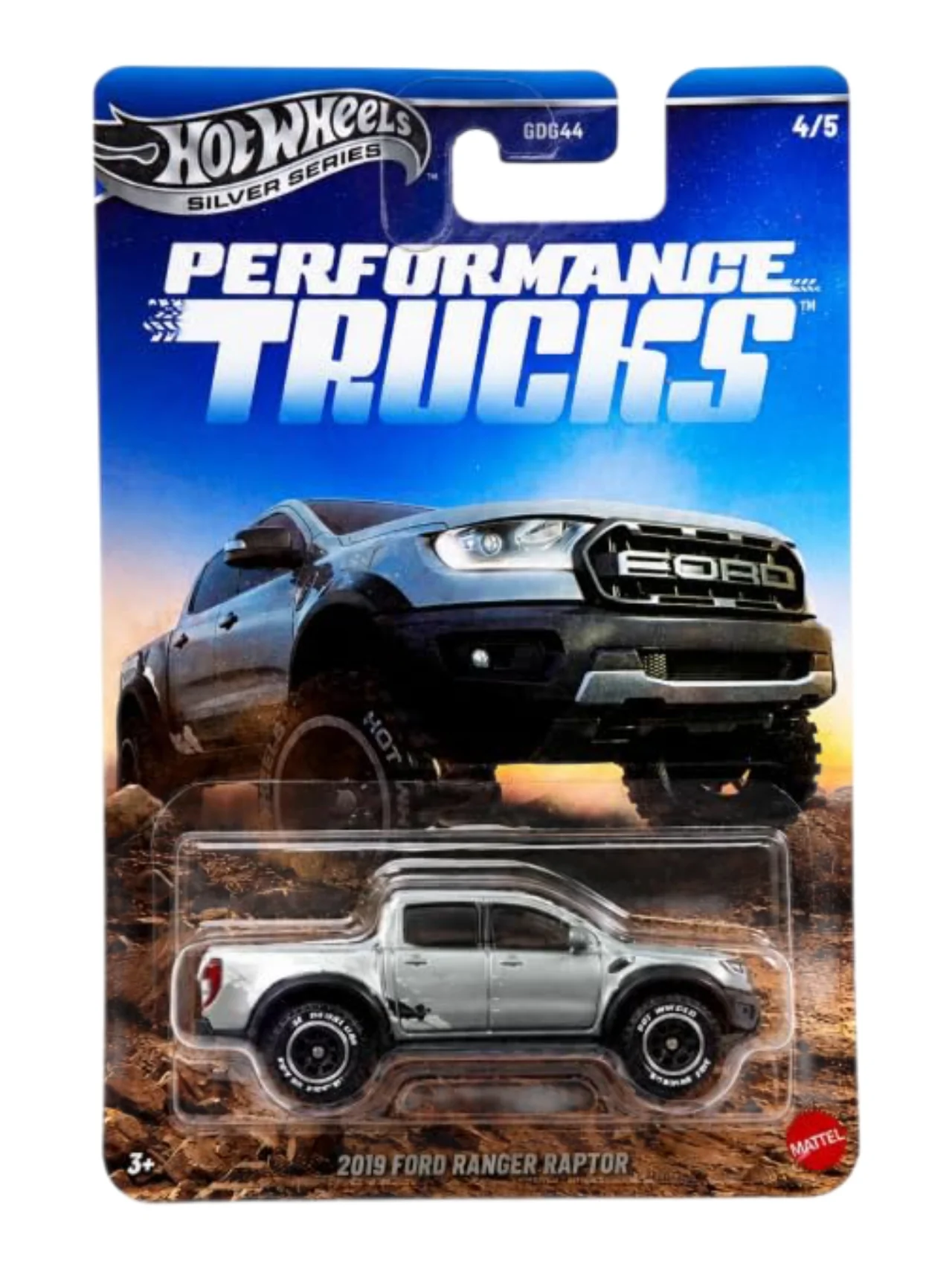 HotWheels Silver Series Performance Trucks Set Of 5 Imported Card Art 1:64 Scale - Image 5