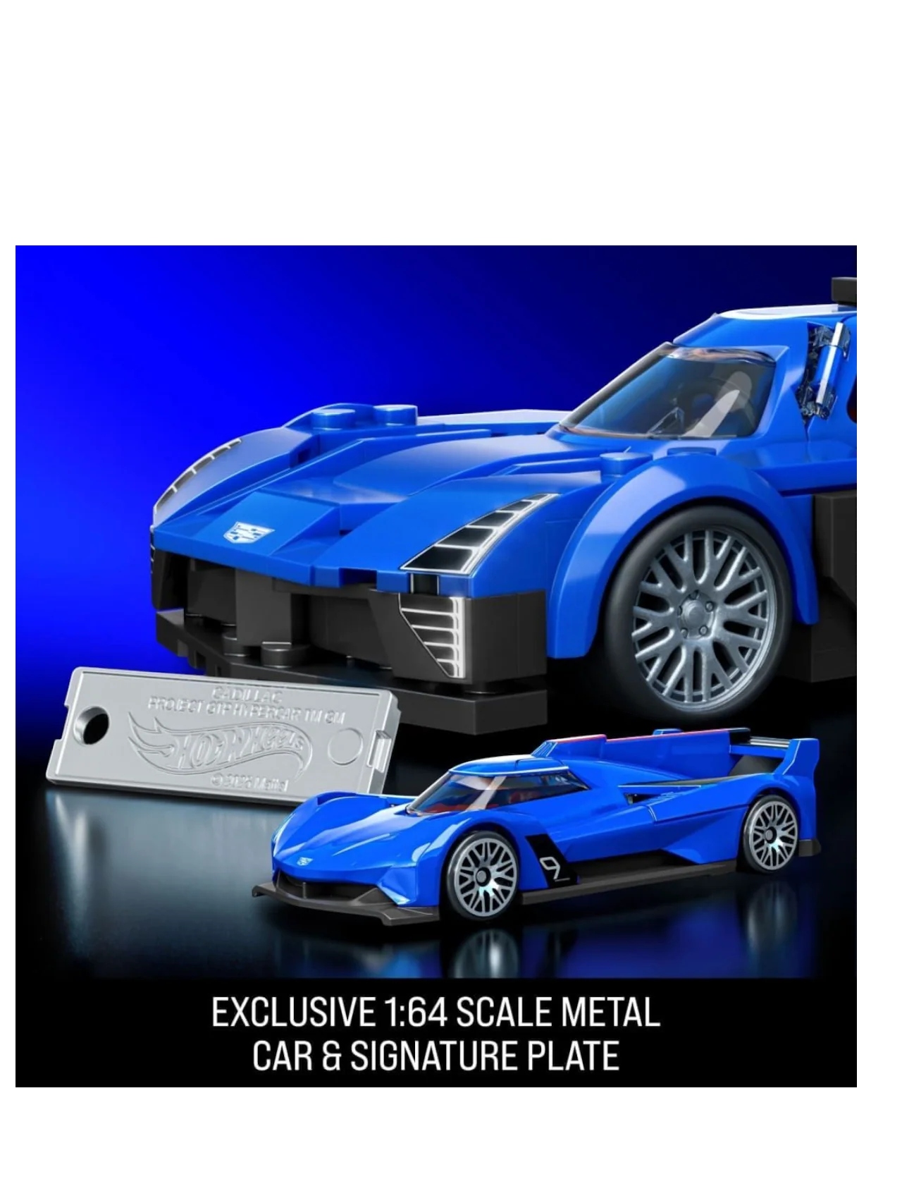 HotWheels Speed Series Cadillac Project GTP Hypercar Imported Brick Shop 1:32 Scale - Image 6
