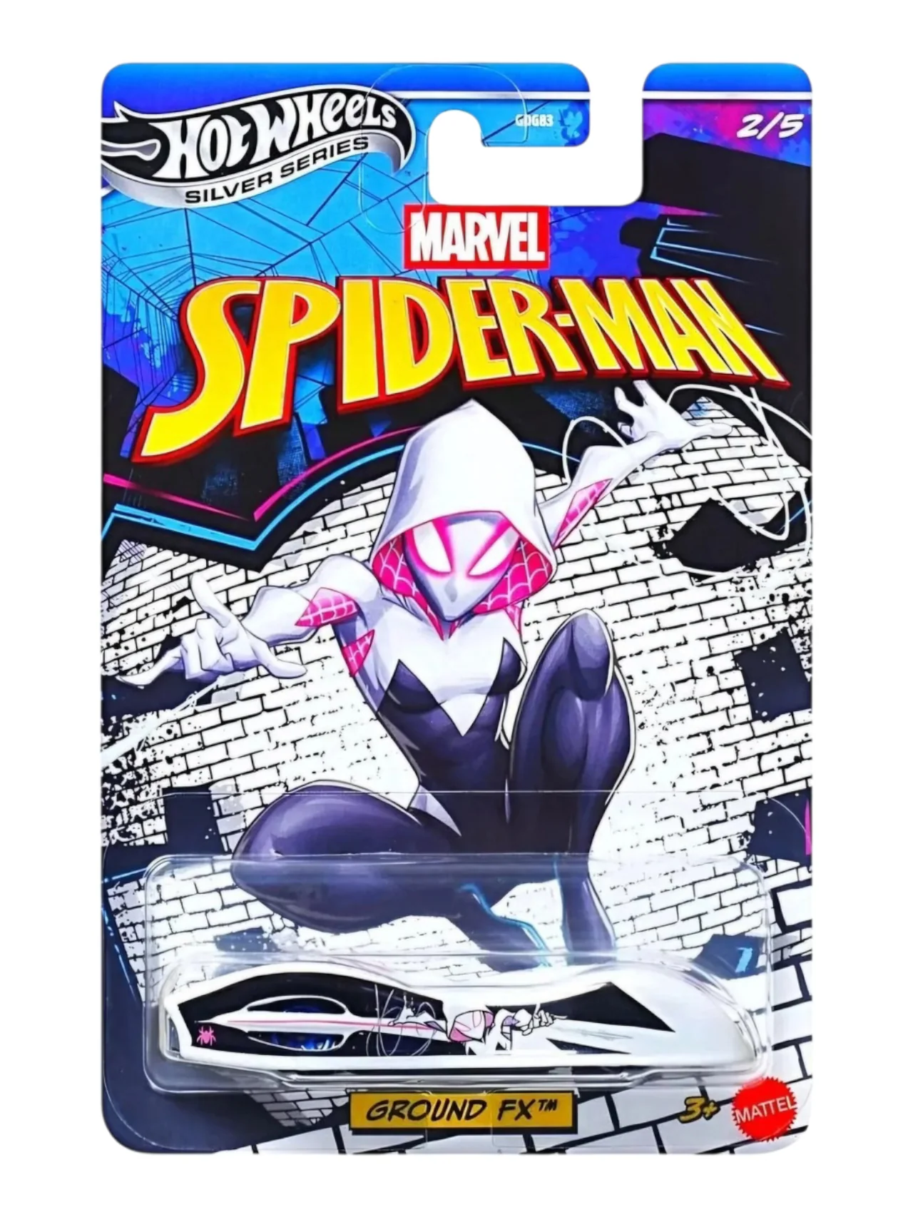 Hotwheels Spiderman Series Set of 5 cars Mainline 1:64 Scale (GDG83-952L) - Image 3