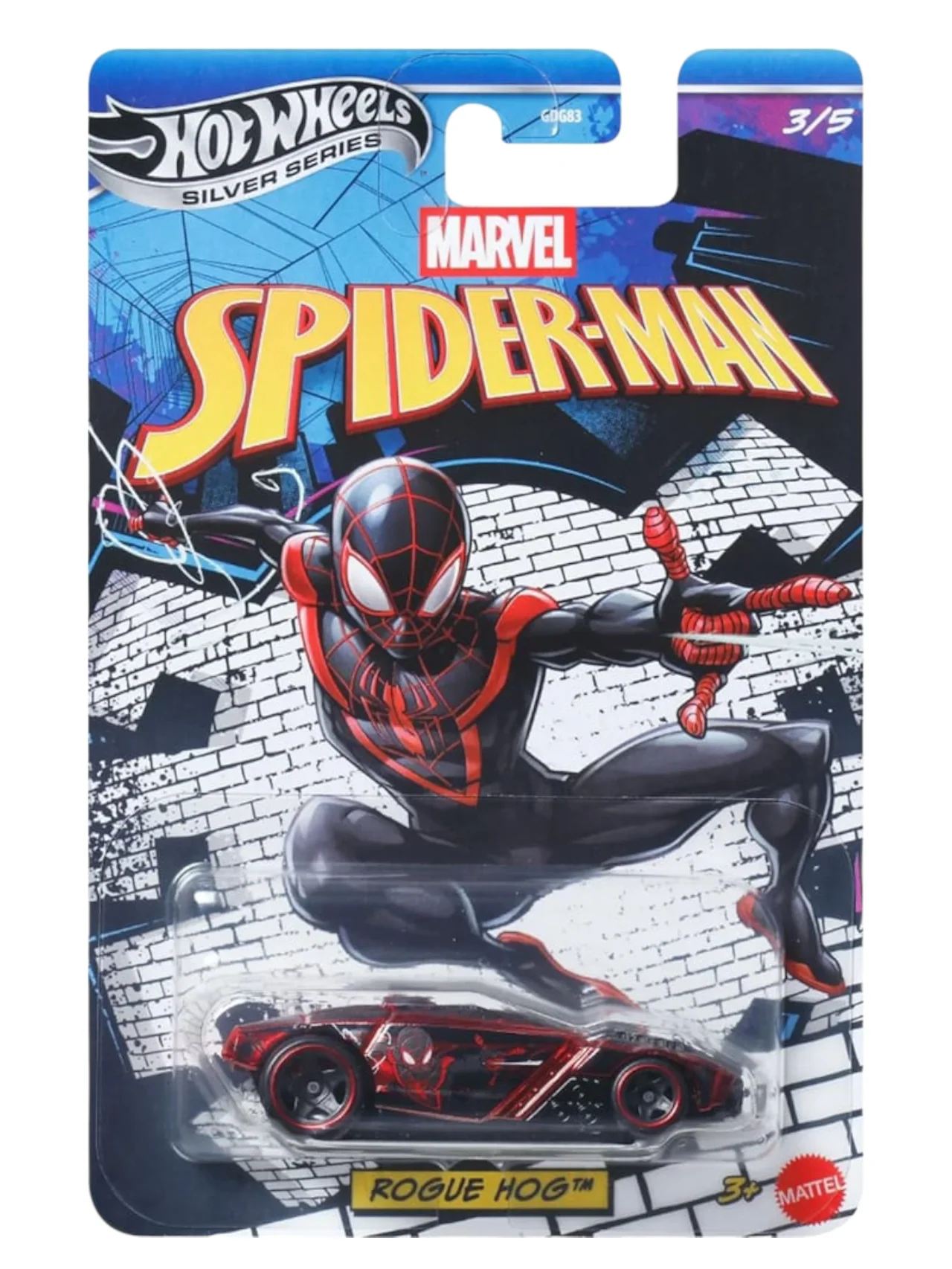 Hotwheels Spiderman Series Set of 5 cars Mainline 1:64 Scale (GDG83-952L) - Image 4