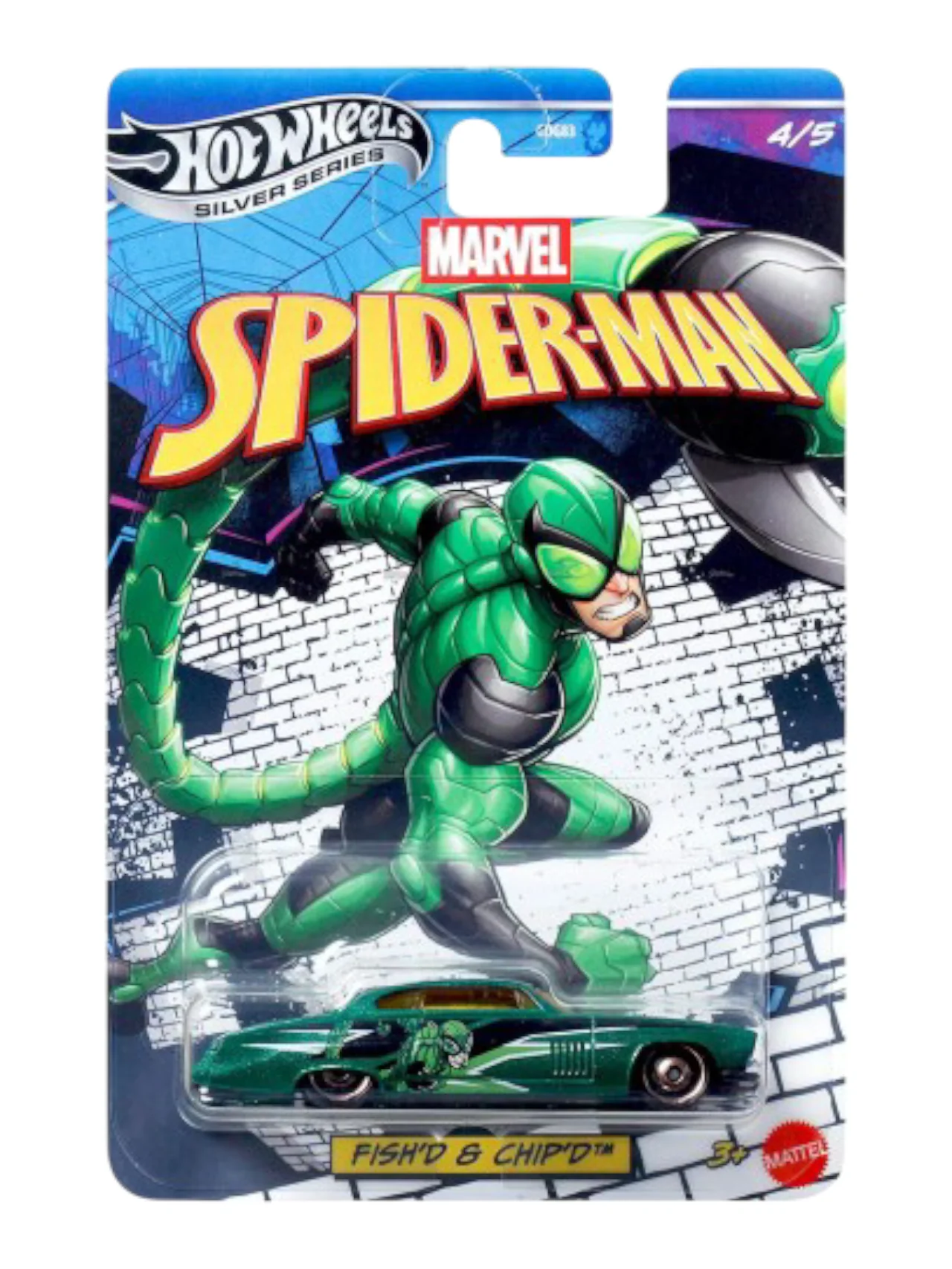 Hotwheels Spiderman Series Set of 5 cars Mainline 1:64 Scale (GDG83-952L) - Image 5