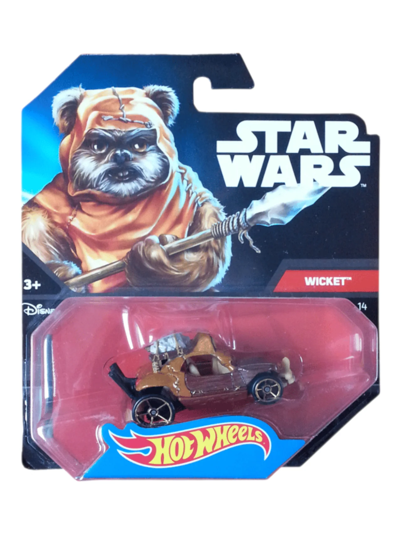 Hotwheels Star Wars Disney Wicket premium Imported 1:64 Scale - Image 2