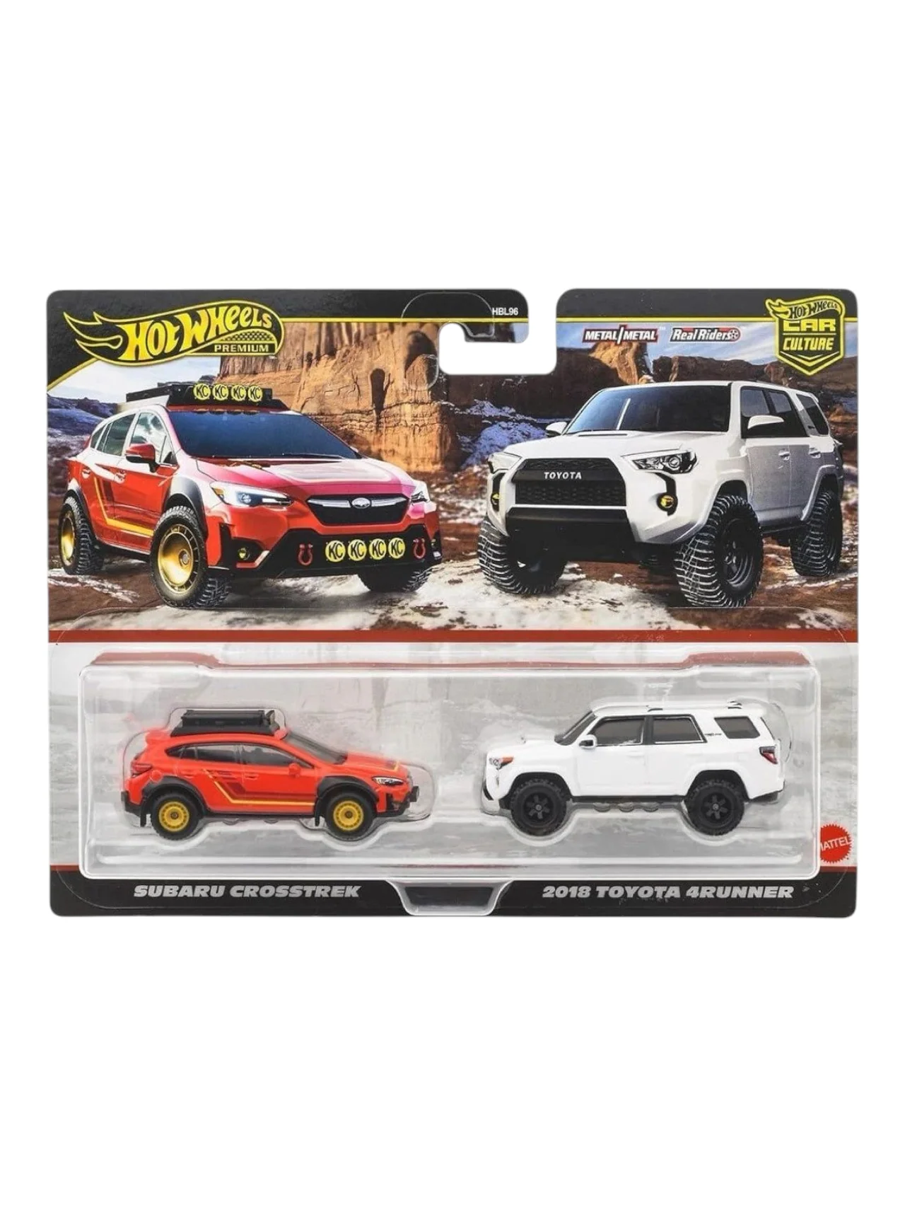 HotWheels Subaru Crosstrek - 2018 Toyota 4Runner Imported Premium Team Transport