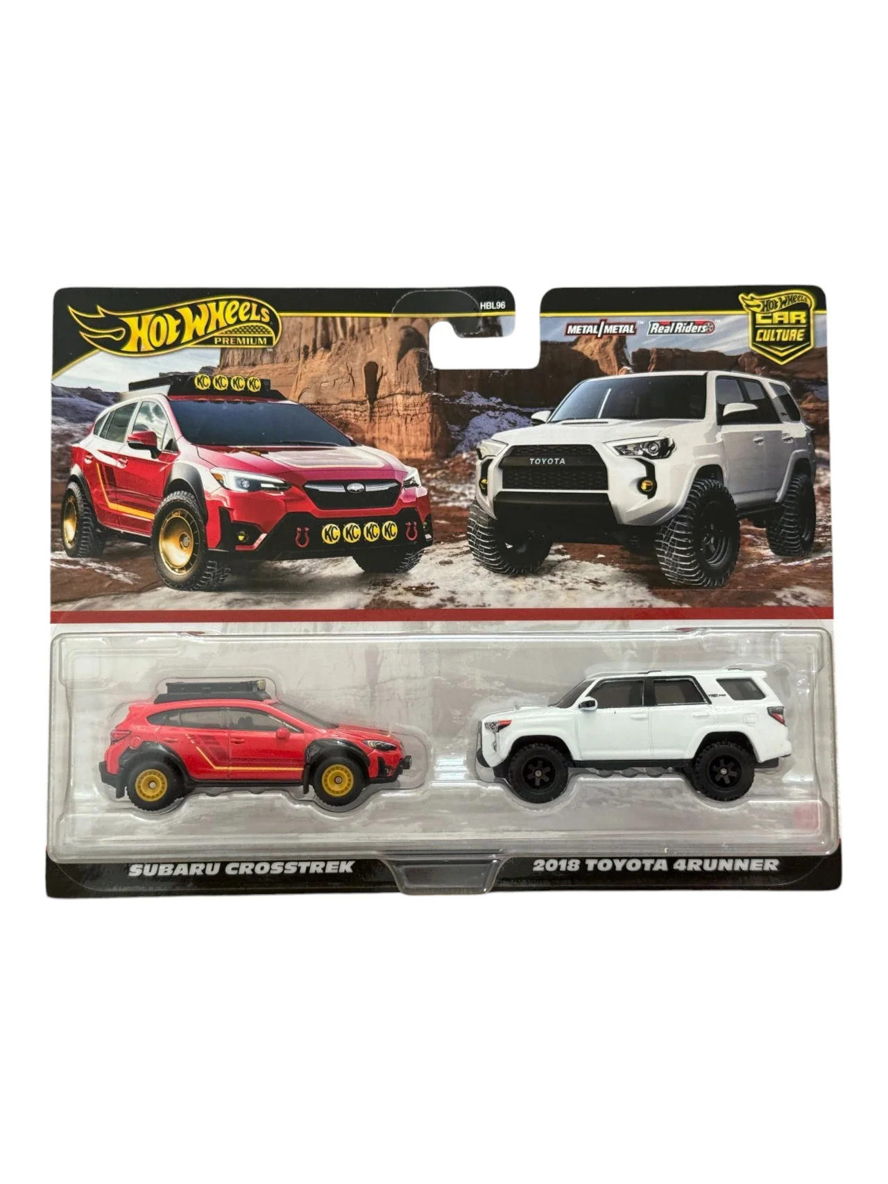 HotWheels Subaru Crosstrek - 2018 Toyota 4Runner Imported Premium Team Transport - Image 2