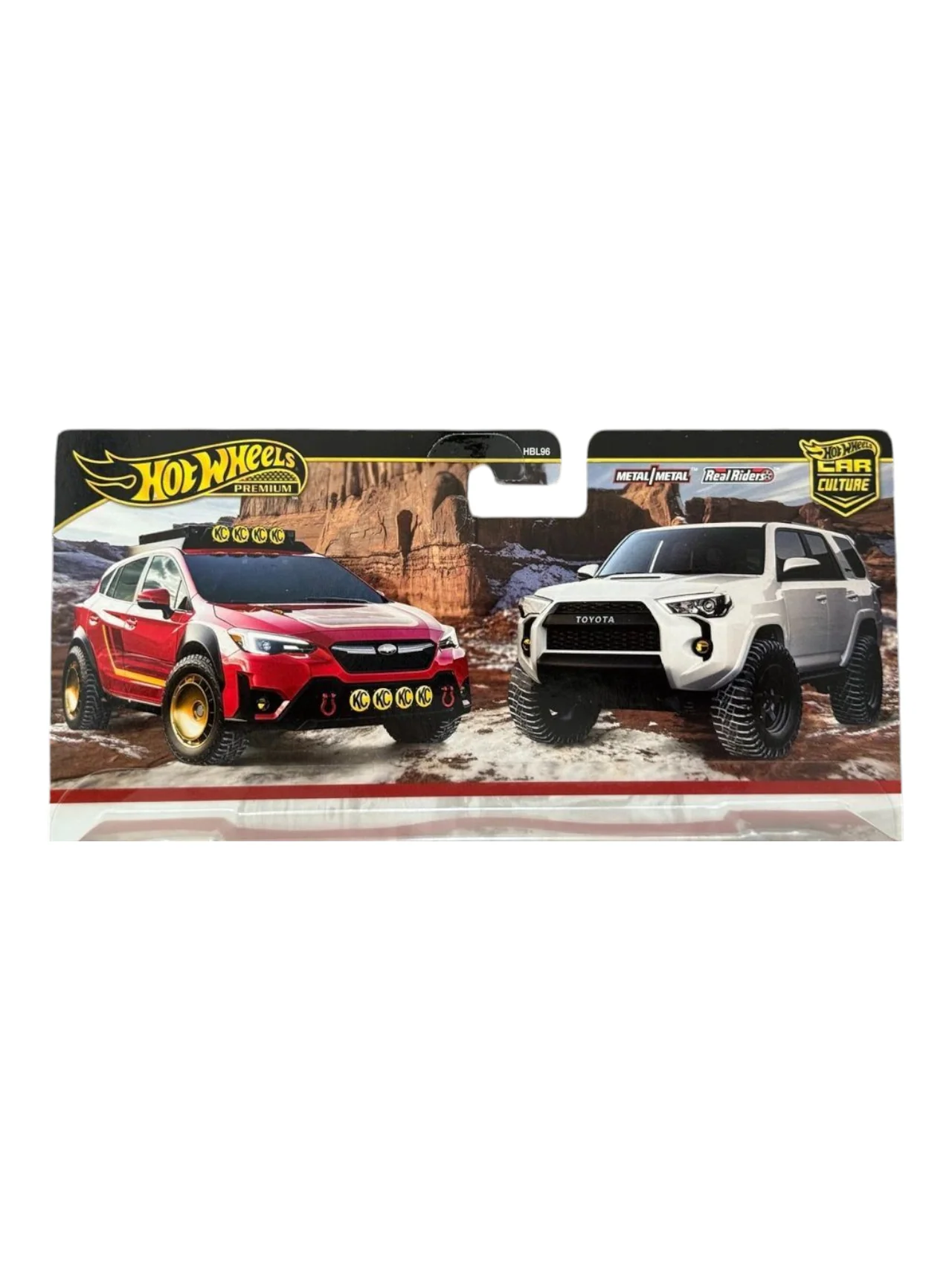 HotWheels Subaru Crosstrek - 2018 Toyota 4Runner Imported Premium Team Transport - Image 3