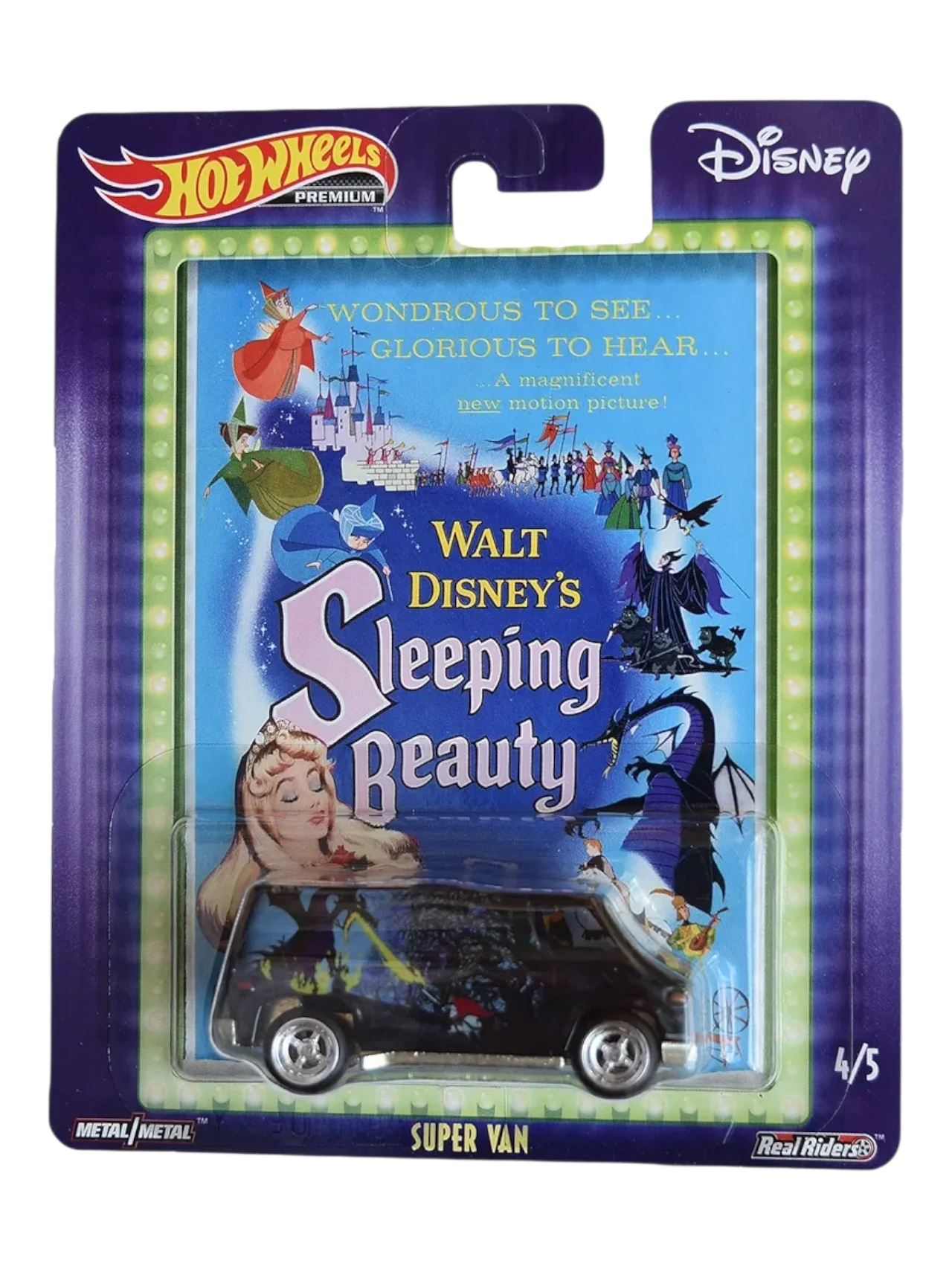 Hotwheels Super Van Disney Sleeping Beauty Premium Imported 1:64 Scale