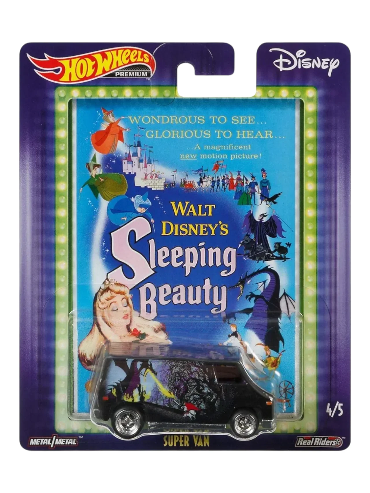 Hotwheels Super Van Disney Sleeping Beauty Premium Imported 1:64 Scale - Image 5