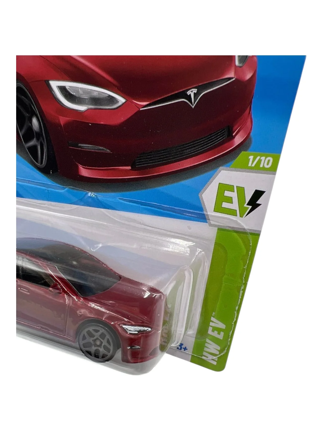 HotWheels Tesla model s plaid imported mainline 1:64 Scale - Image 4
