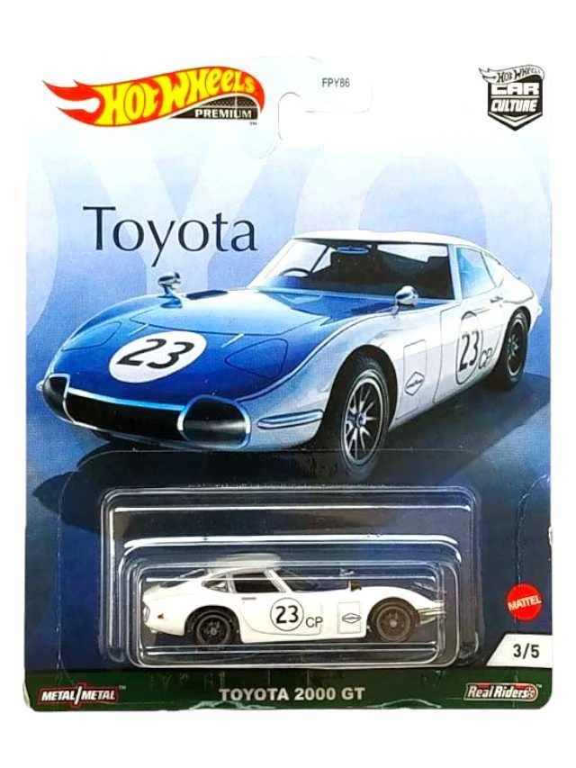 Hotwheels Toyota 2000 gt imported premium 1:64 Scale