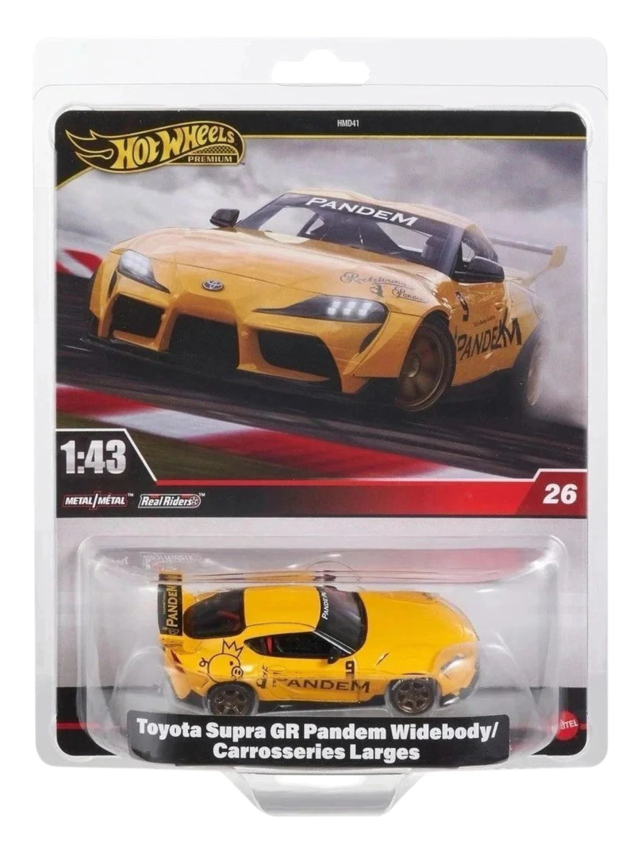 HotWheels Toyota GR Supra Pandem Widebody Imported Premium – 1:43 Scale