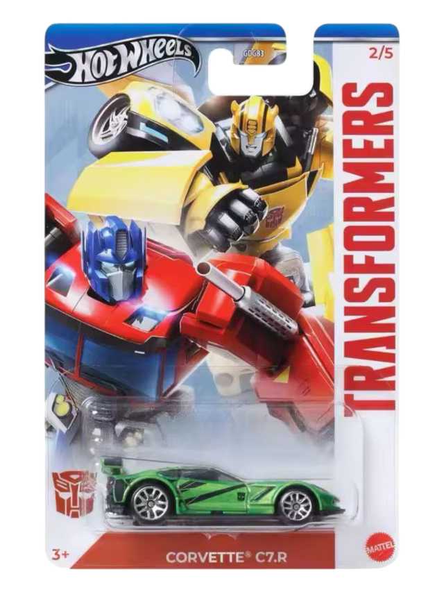 Hotwheels transformer optimus prime series set of 5 imported mainline card art 1:64 scale - Image 3