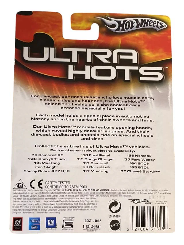 HotWheels Ultra Hots ‘56 Ford Panel Purple 1:64 Scale - Image 2