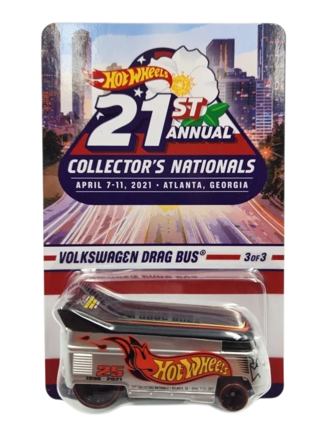 HotWheels RLC Volkswagen Drag Bus 21st Annual Hot Wheels Collectors Nationals Imported 1:64 Scale die-cast (With Protector) - Image 3