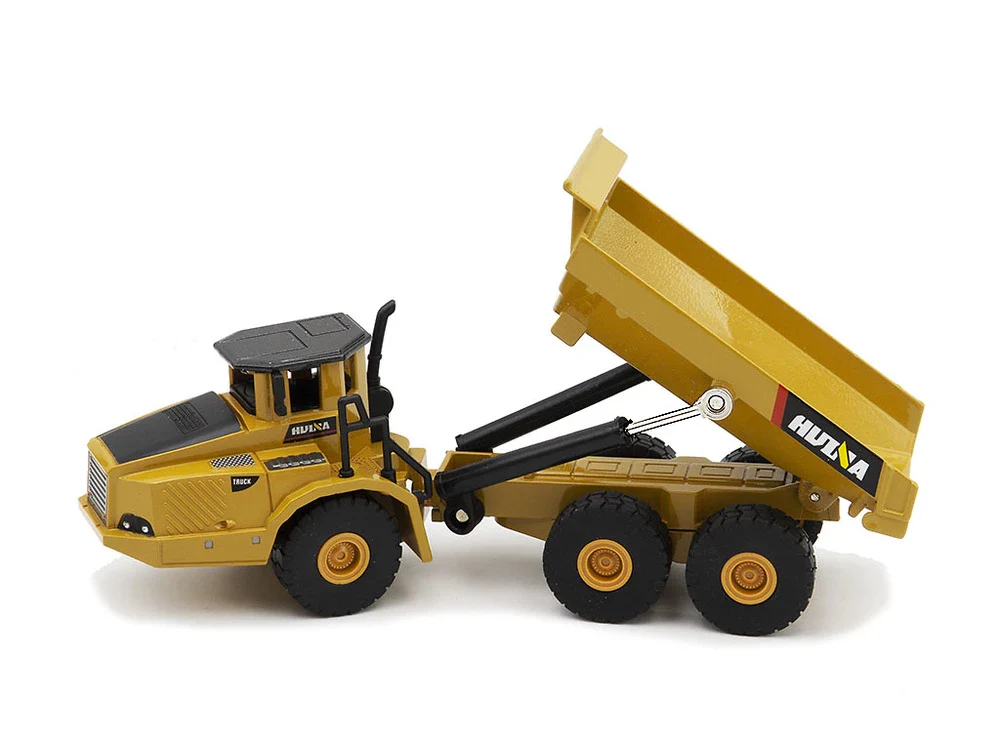HUINA 1611 Articulated Truck & Excavator Diecast Metal 1:50 Scale - Image 4