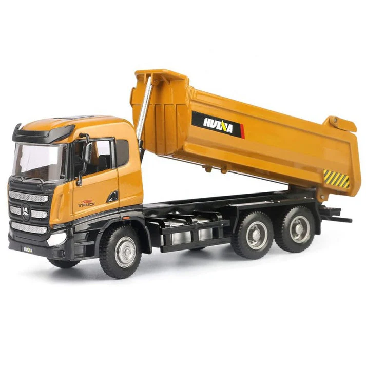 HUINA 1718 Professional Dump Truck Engineering Vehicle Model 1:50 Scale Die-cast Simulation - Image 4