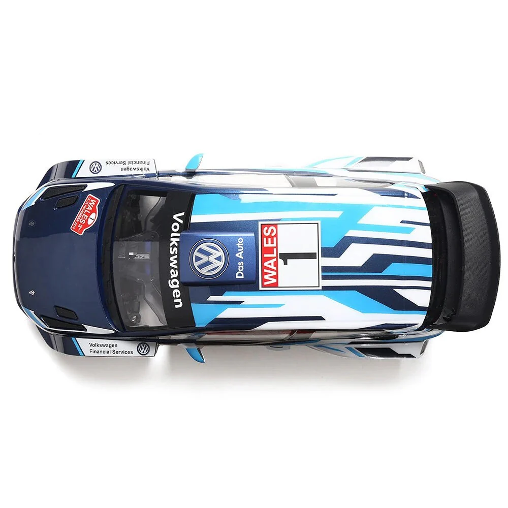 HYPER GO 2.4G 4WD Sport Rally Drift RC Car Brushless High Speed Volkswagen Polo R WRC 2015 Remote Control Car Imported 1:10 Scale Long control range (120m) Up to 70 km. - Image 3