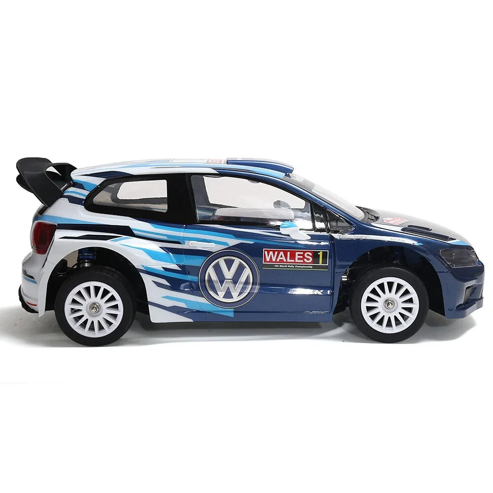 HYPER GO 2.4G 4WD Sport Rally Drift RC Car Brushless High Speed Volkswagen Polo R WRC 2015 Remote Control Car Imported 1:10 Scale Long control range (120m) Up to 70 km. - Image 4