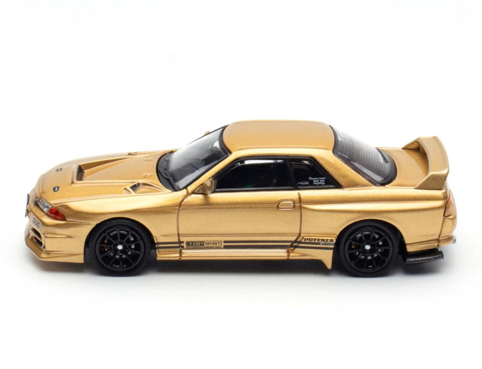 INN064 Top Secret BNR32 GT-R (650R)-Gold 1:64 Scale Metal Diecast IN64-R32TS-650R - Image 2