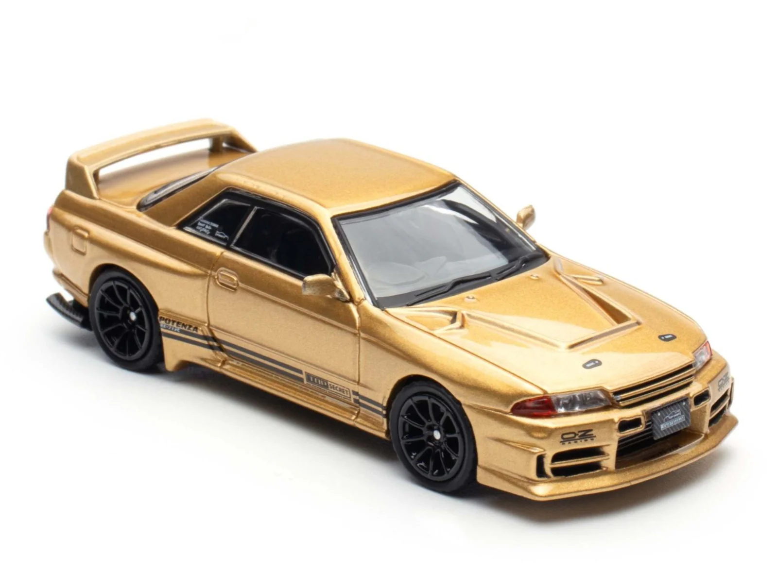 INN064 Top Secret BNR32 GT-R (650R)-Gold 1:64 Scale Metal Diecast IN64-R32TS-650R - Image 3