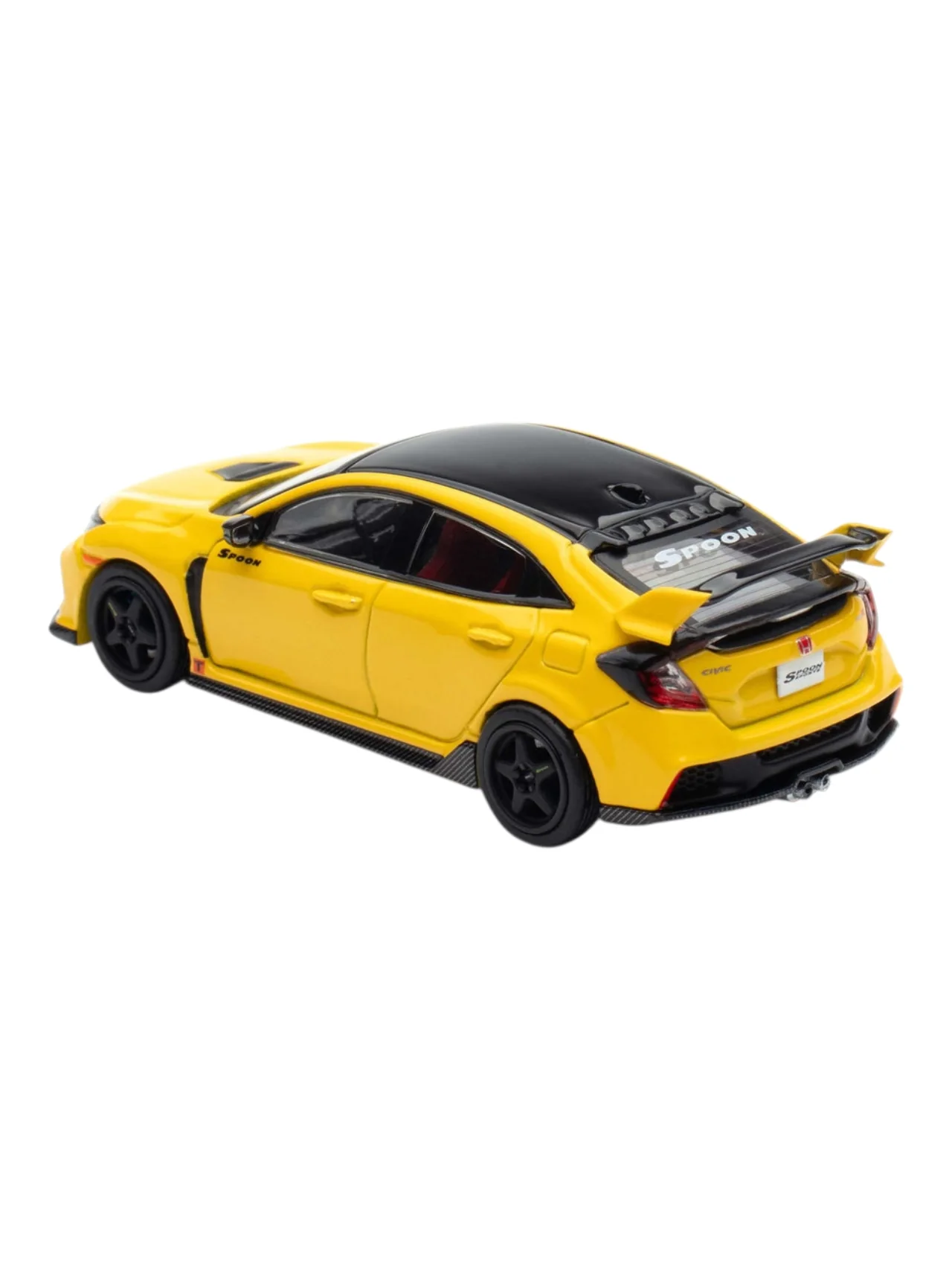 INNO64 Honda Civic Type R (FK8) Yellow 1:64 Scale Metal Diecast IN64-FK8-YL - Image 3