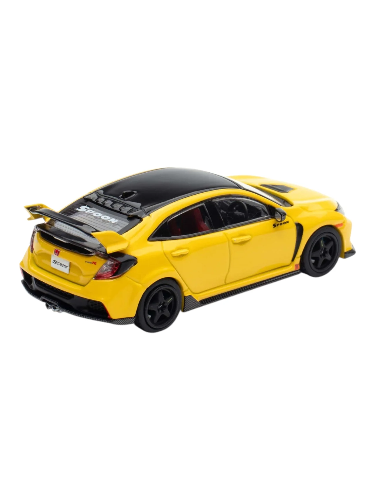 INNO64 Honda Civic Type R (FK8) Yellow 1:64 Scale Metal Diecast IN64-FK8-YL - Image 4