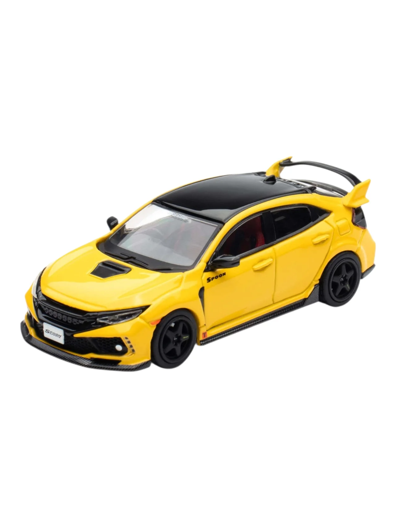 INNO64 Honda Civic Type R (FK8) Yellow 1:64 Scale Metal Diecast IN64-FK8-YL - Image 7