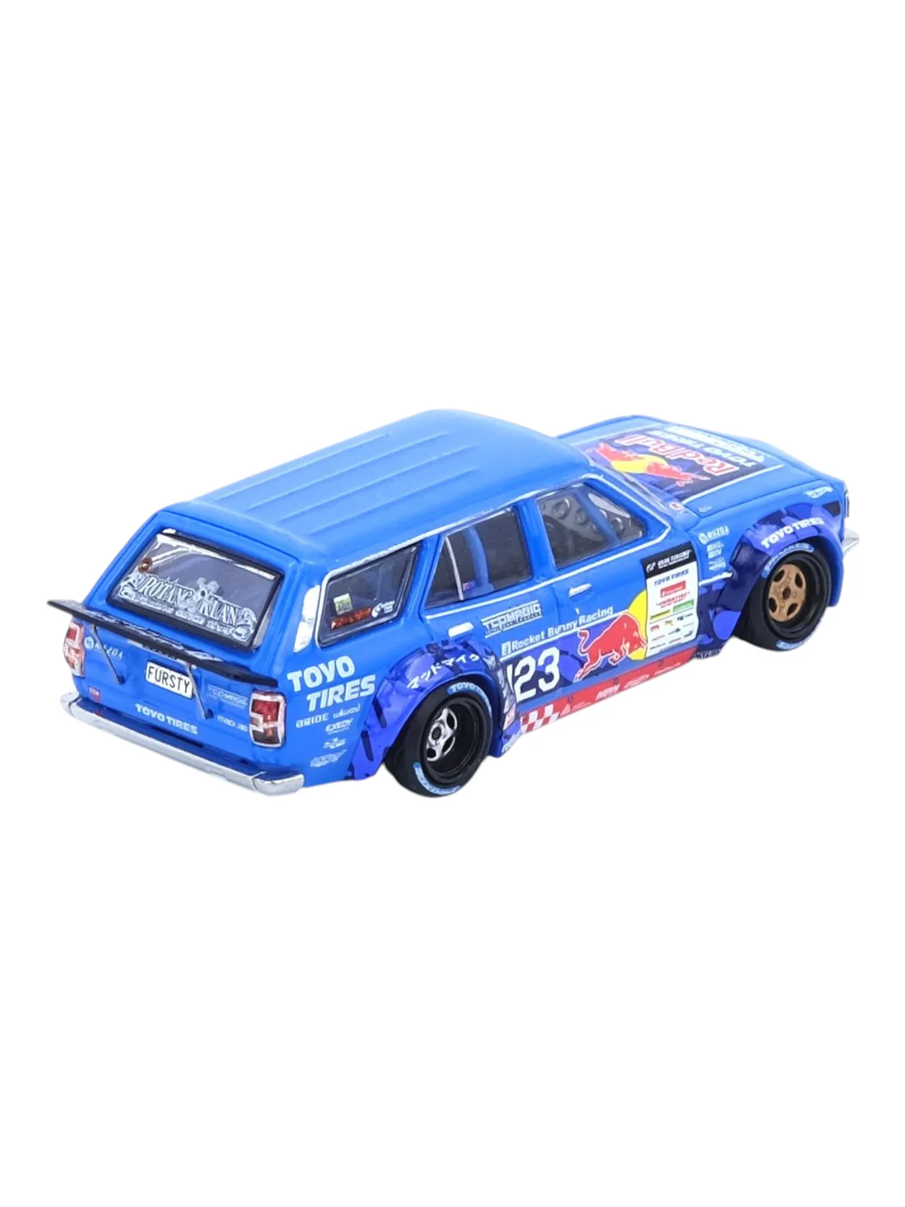 Inno64 Mazda RX3 Station Wagon "Mad Mike 1976" D1GP 2024 Series Diecast 1:64 Scale - Image 6