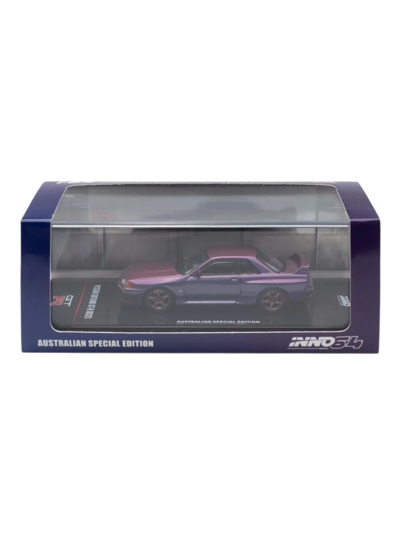 INNO64 Nissan Skyline GT-R (R32) Midnight Purple 1:64 Scale Matel Diecast IN64-R32-MP-AS