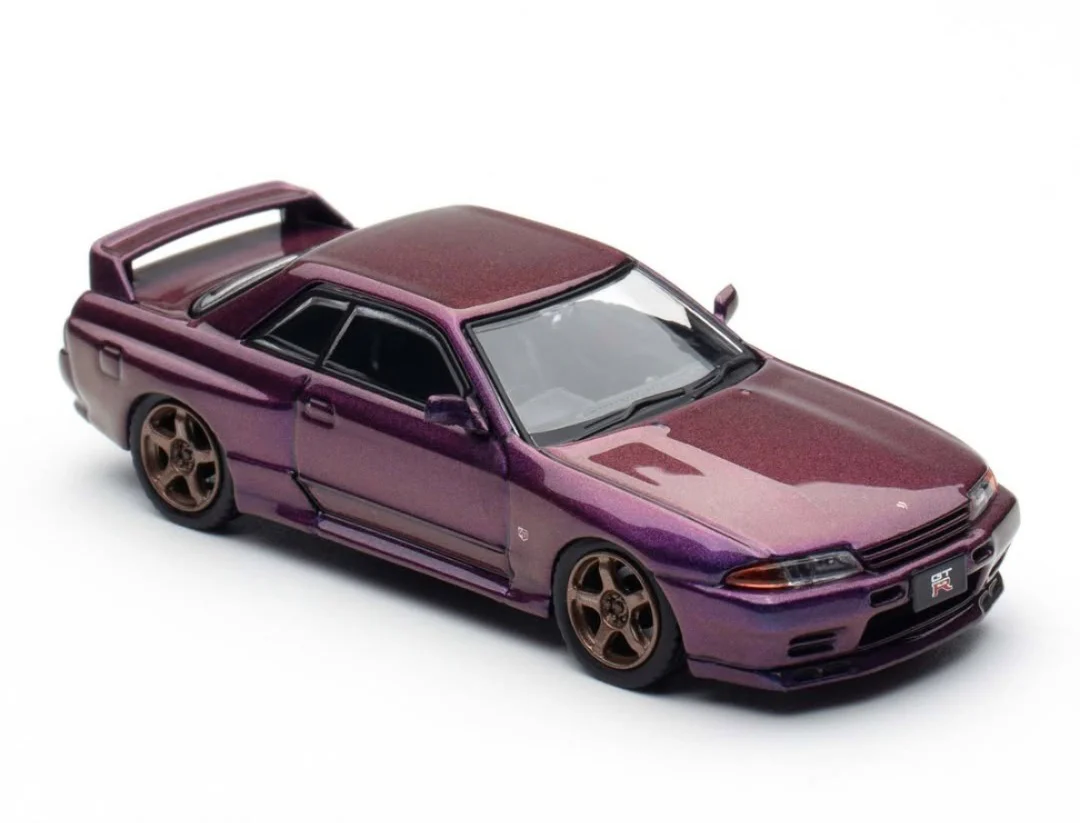 INNO64 Nissan Skyline GT-R (R32) Midnight Purple 1:64 Scale Matel Diecast IN64-R32-MP-AS - Image 3