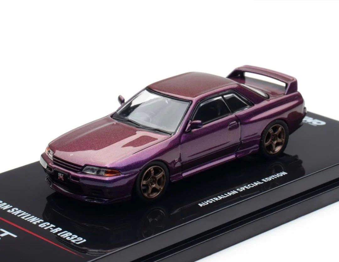 INNO64 Nissan Skyline GT-R (R32) Midnight Purple 1:64 Scale Matel Diecast IN64-R32-MP-AS - Image 5