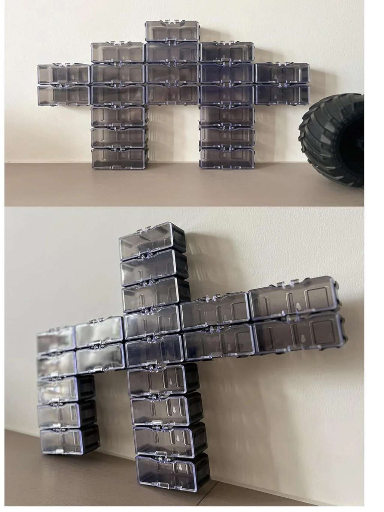 Interlocking Car Storage Case For Hotwheels 1:64 Scale Best way to display your cars keep connecting and adding - Image 8