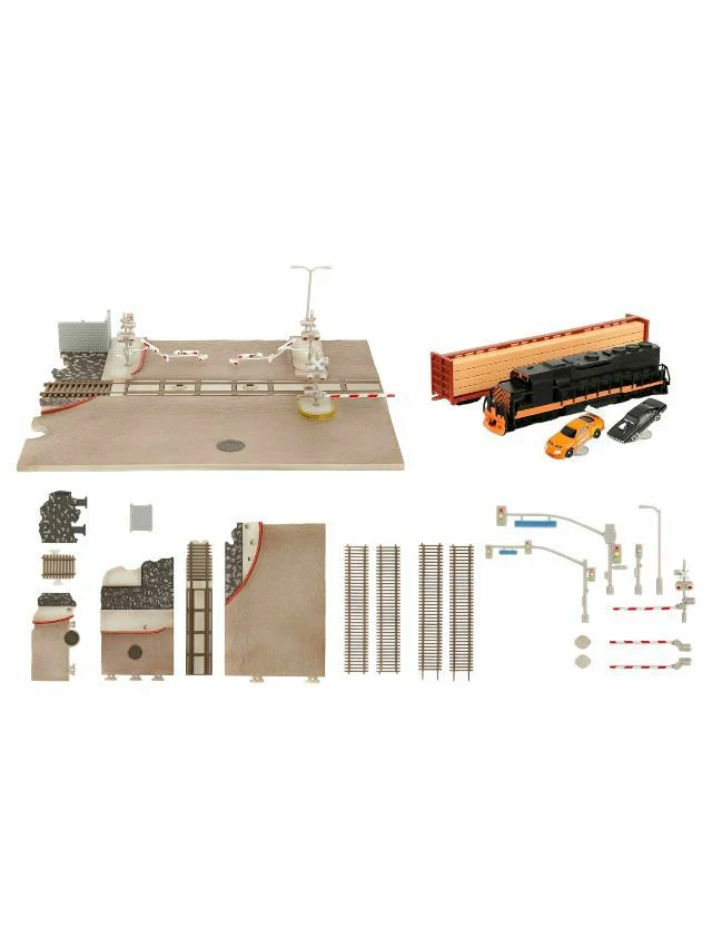 Jada Fast & Furious Final Race Train Nano Scene & 2 1.65" Die-Cast Cars, - Image 4