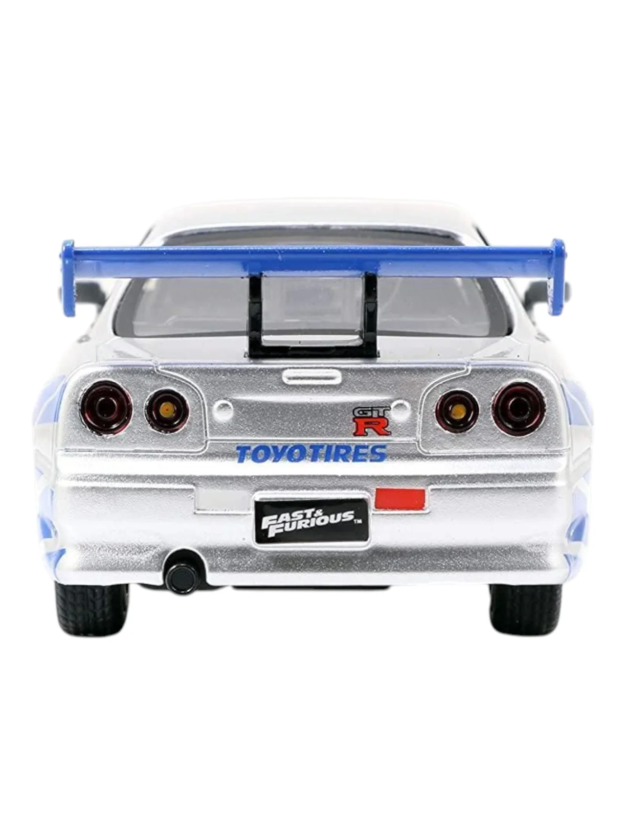 Jada Fast and Furious Brian's Nissan Skyline GT-R (R34) 1:32 Scale Diecast - Image 5