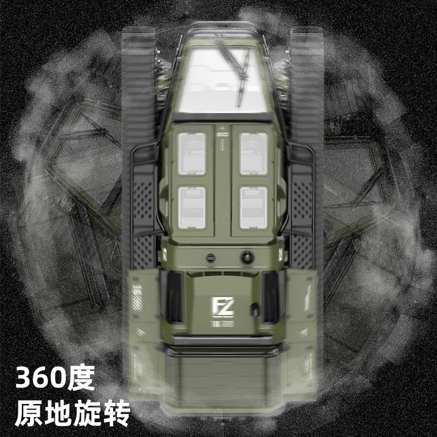 JJRC Ripsaw EV3-F4, 2.4Ghz Remote Control Crawler High Speed Tank, Off-Road RC Tracked Vehicles 360°Pirouette Drifting Car 2×1.5V Battery ( Not Included ),USB Charger included 1:16 Scale - Image 13
