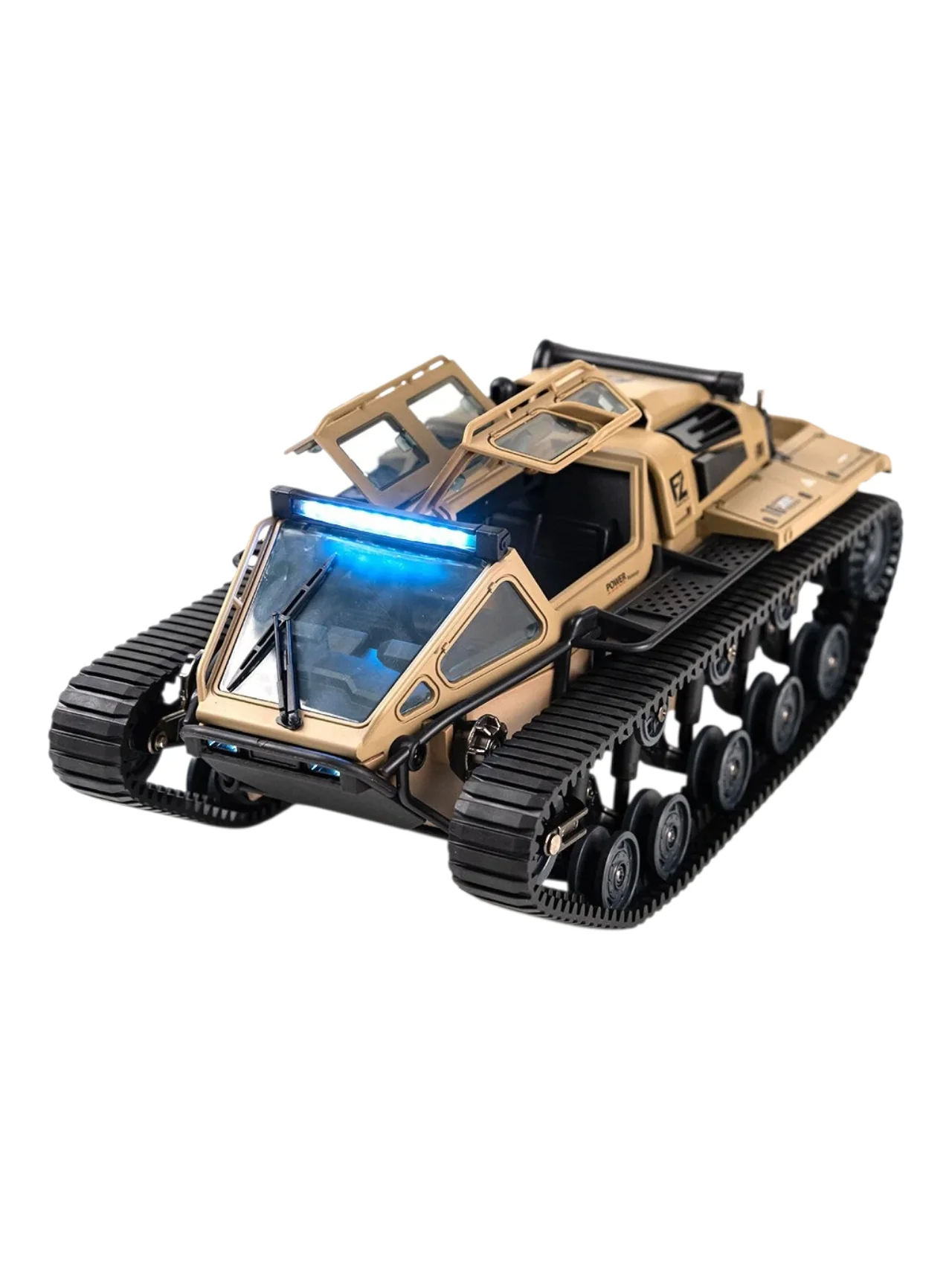 JJRC Ripsaw EV3-F4, 2.4Ghz Remote Control Crawler High Speed Tank, Off-Road RC Tracked Vehicles 360°Pirouette Drifting Car 2×1.5V Battery ( Not Included ),USB Charger included 1:16 Scale - Image 9