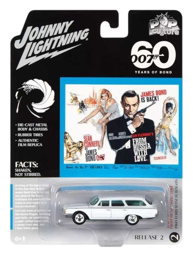 Johnny Lightning
1960 Ford Ranchi Wagon
James Bond From Russia With Love