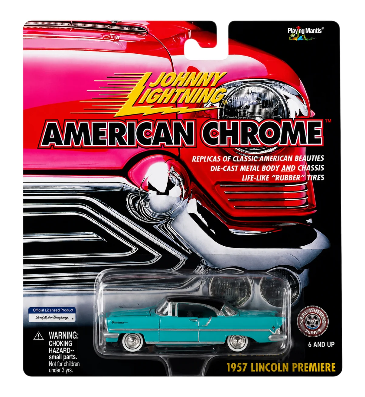 Johnny Lightning American Chrome '1953 Buick Super , 1957 Lincoln Premiere , 1958 Chevy Impala Imported 1:64 Scale - Image 5