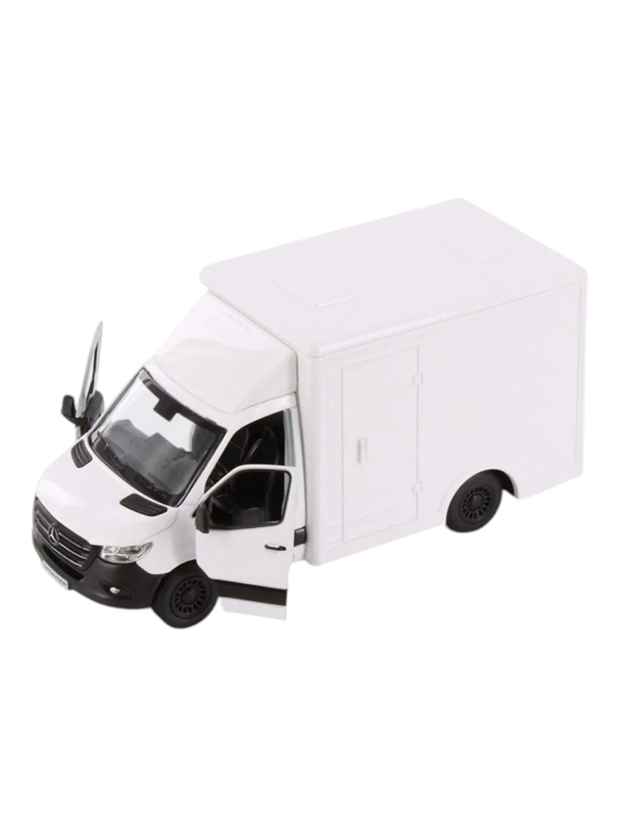 Kinsmart Mercedes-Benz Sprinter 1:48 Scale (Diecast Metal,Pull Back Action,Openable Doors) - Image 4