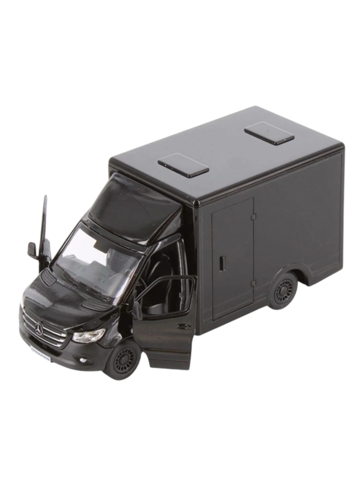 Kinsmart Mercedes-Benz Sprinter 1:48 Scale (Diecast Metal,Pull Back Action,Openable Doors) - Image 5