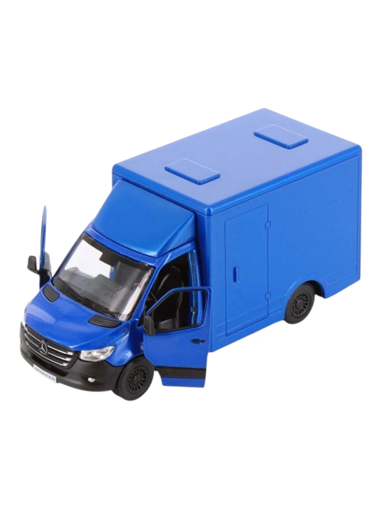 Kinsmart Mercedes-Benz Sprinter 1:48 Scale (Diecast Metal,Pull Back Action,Openable Doors) - Image 7