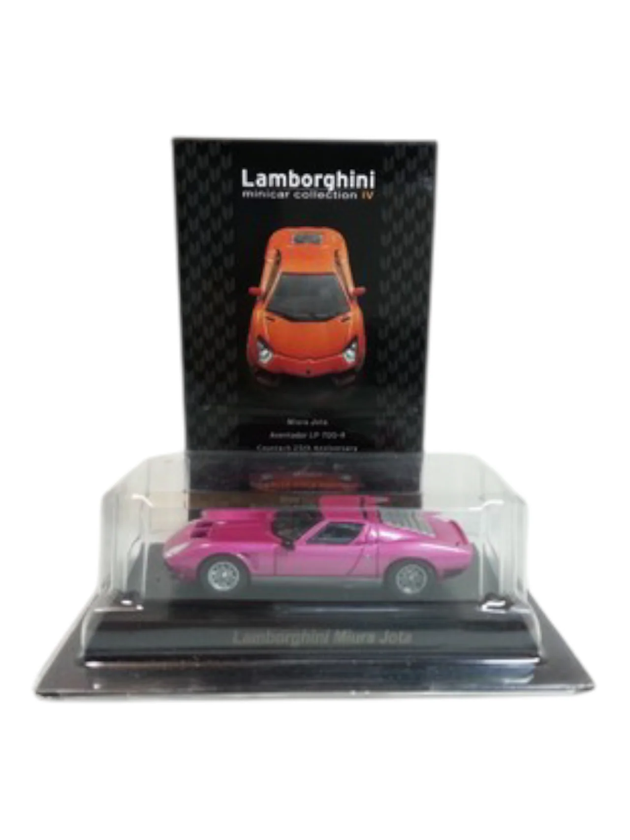 Kyosho CVS Mini Car Collection Vol. 55 Secret Lamborghini 4 Miura Jota Purple Metallic 1:64 Scale