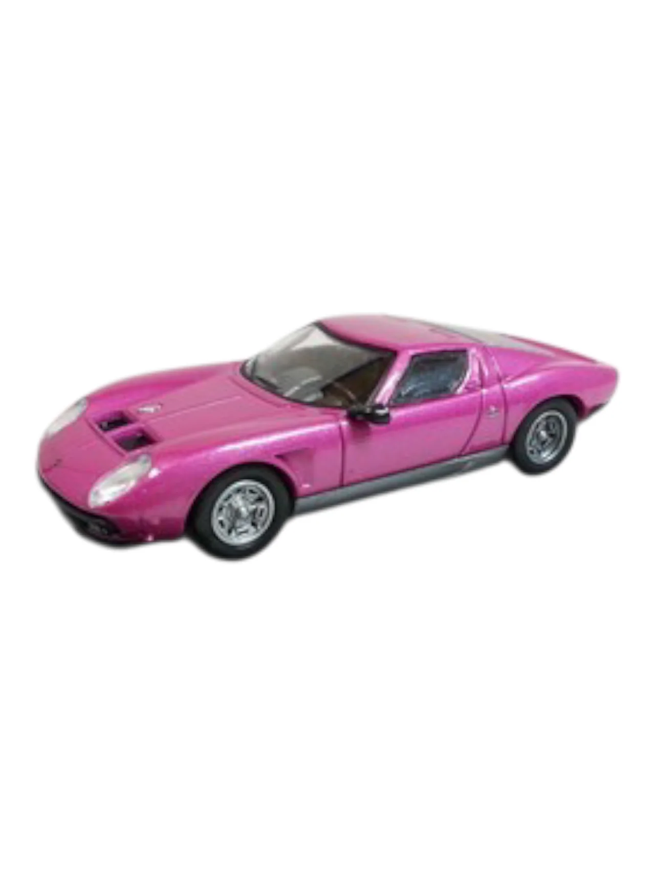 Kyosho CVS Mini Car Collection Vol. 55 Secret Lamborghini 4 Miura Jota Purple Metallic 1:64 Scale - Image 3