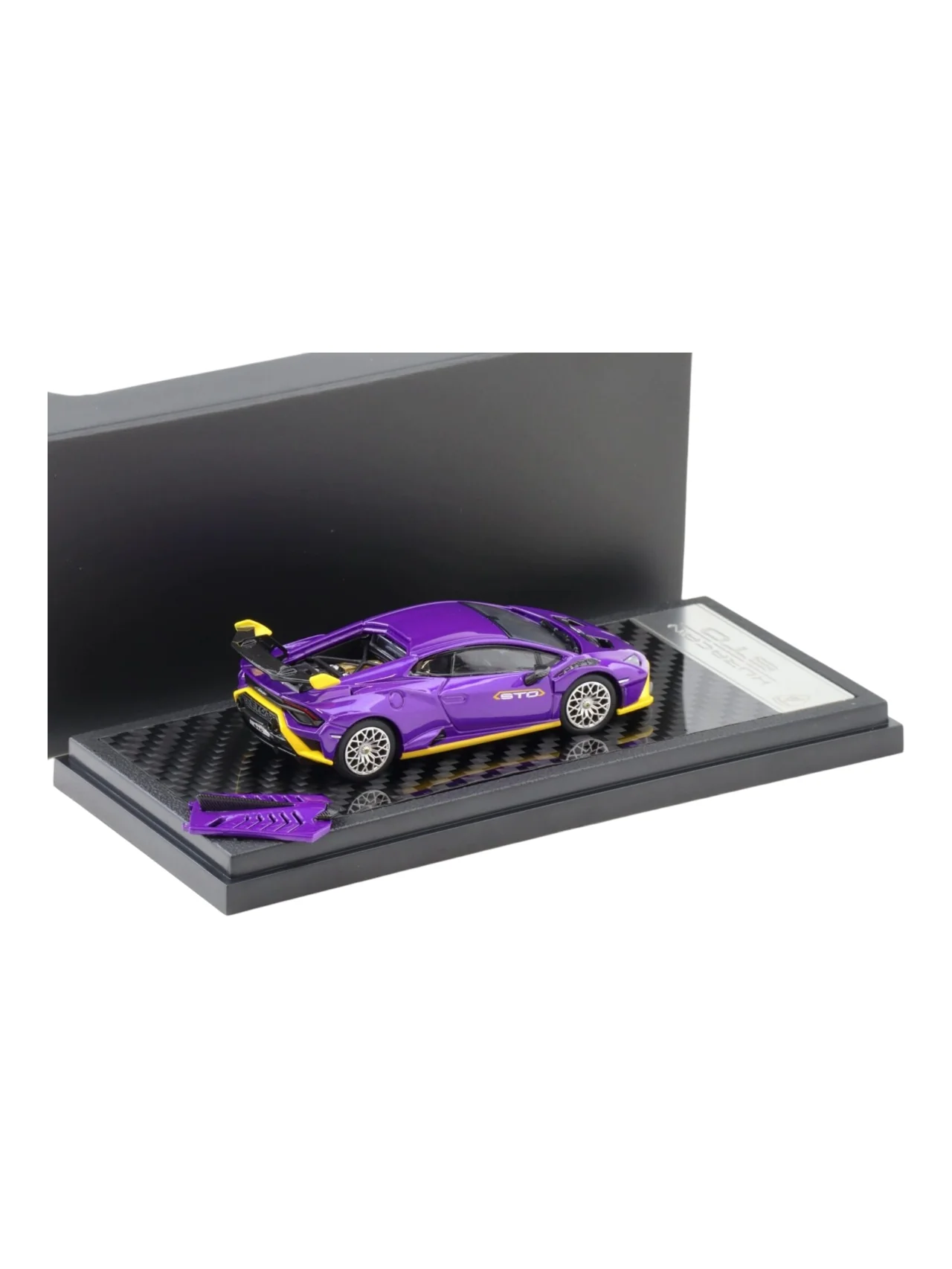 LCD Model Huracan Sto Lamborghini Imported 1:64 Scale LCD64043-PU(Purple) - Image 4