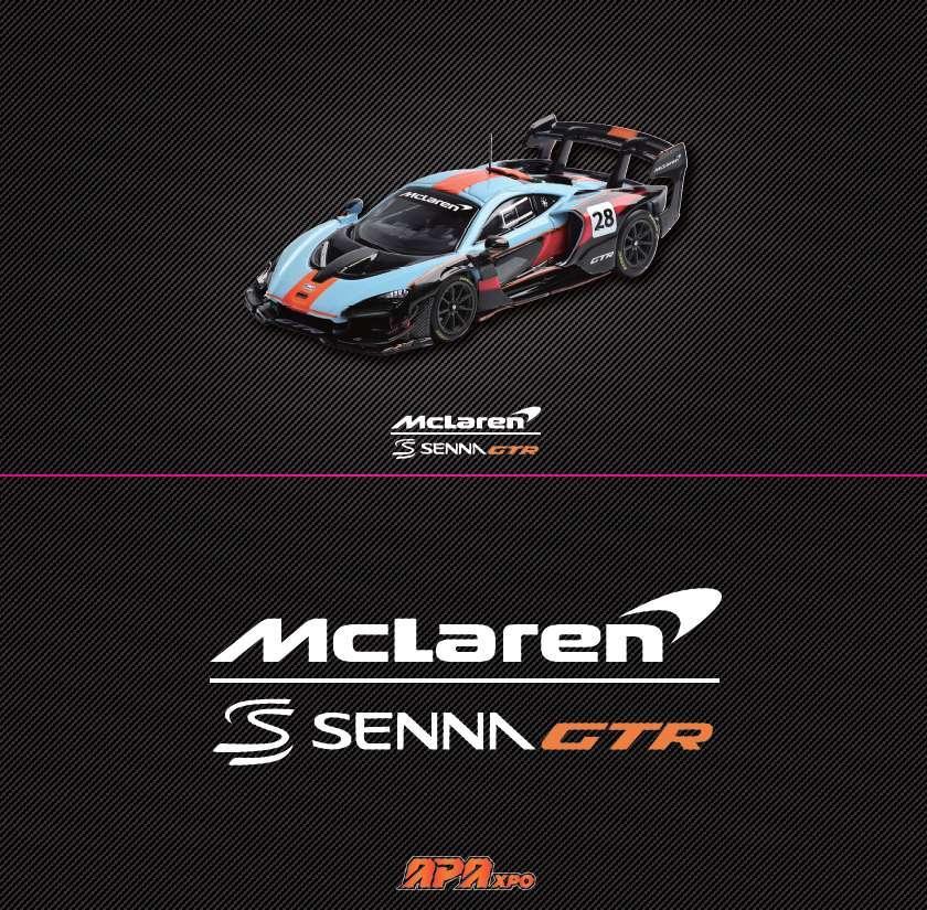 LCD Models Mclaren Senna GTR Golf Livery Diecast Model Imported 1:64 Scale - Image 5
