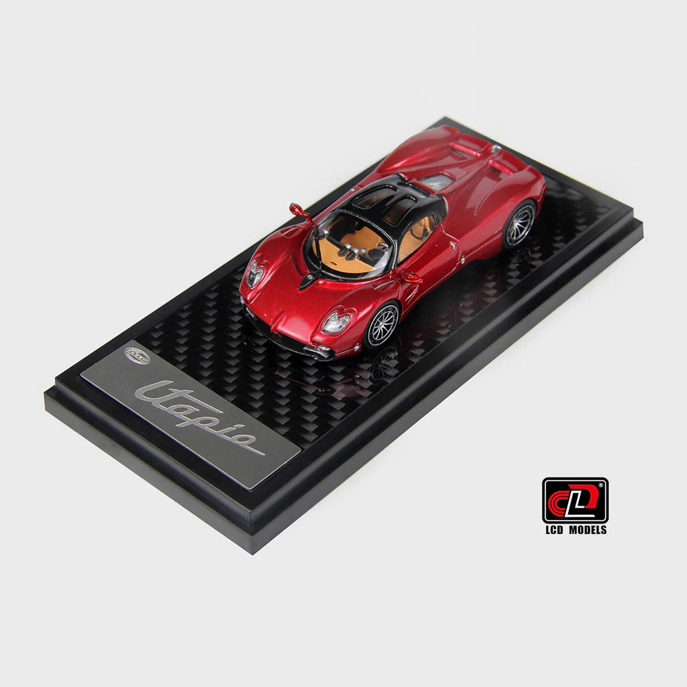 LCD Models Pagani Utopia Coupe Imported 1:64 Scale (code-LCD64039-RE-Red) - Image 2
