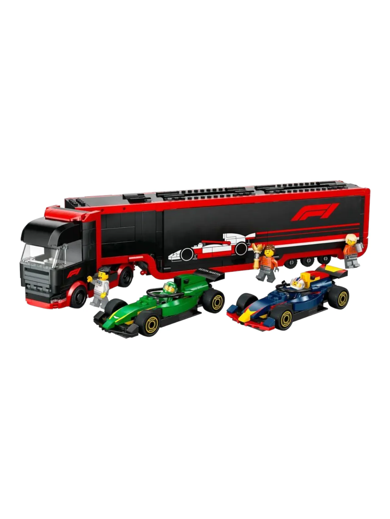 LEGO City Formula 1 Truck with RB20 & AMR24 F1 Cars (1086 pcs) - Image 3