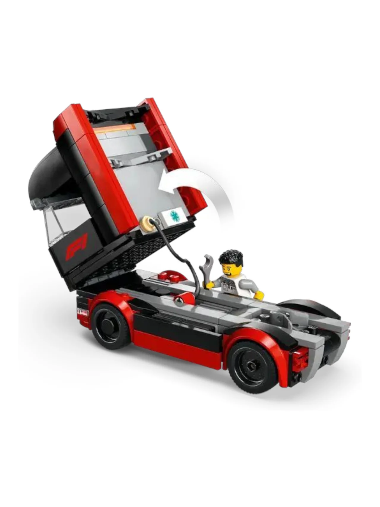 LEGO City Formula 1 Truck with RB20 & AMR24 F1 Cars (1086 pcs) - Image 6